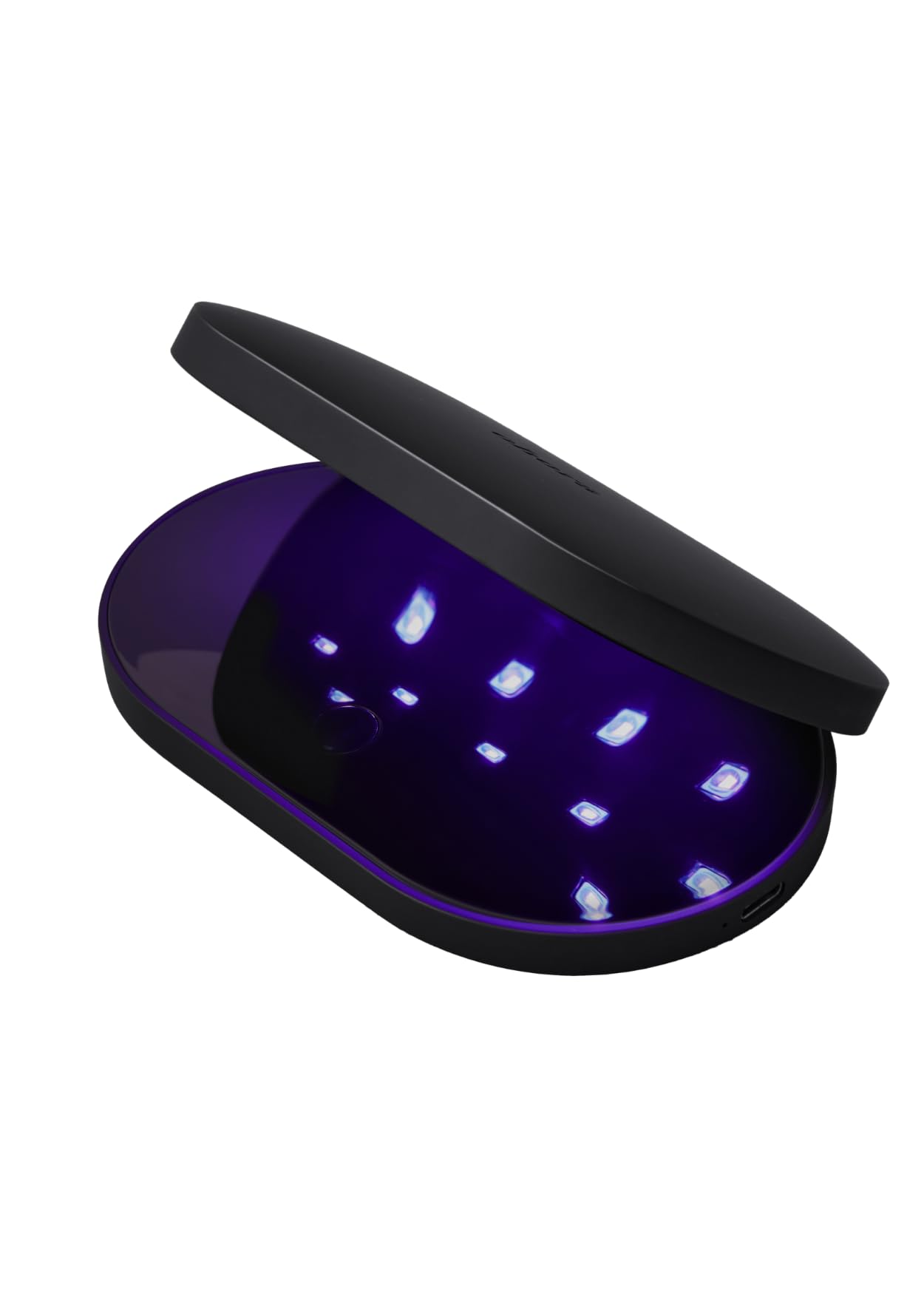 ohora Care LED Lamp for Semi Cured Gel Nail Strips - 6W Max, 2 Timers (45s / 60s), Portable Lamp for Curing Gel Nail Art, For Gel Stickers and Strips Only