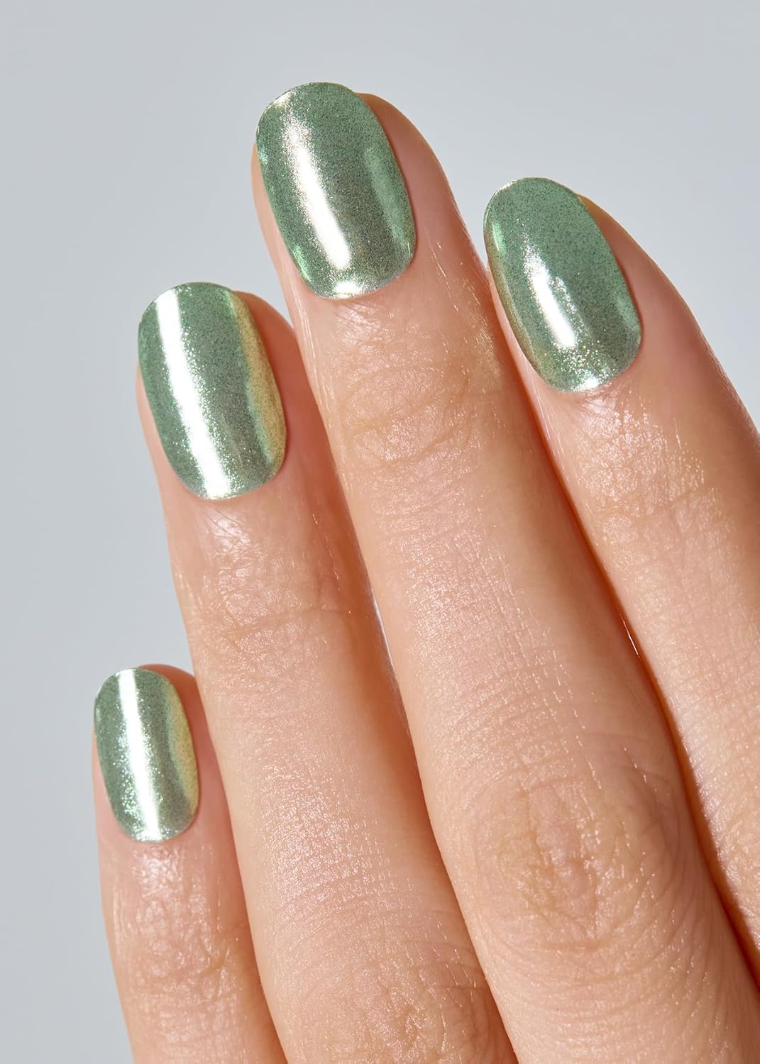 ohora Semi Cured Gel Nail Set of 2 (N Chocolate Chrome & N Matcha Chrome) - Professional Salon-Quality Nail Care - Easy to Use, Comfortable Curing, and Easy to Remove
